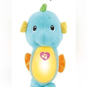 FISHER PRICE Soothe & Glow Blue Seahorse Glowworm Glow Worm Ocean Wonders